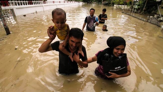 sejumlah wilayah aceh terendam banjir 53614