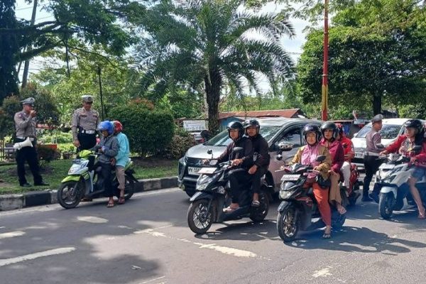 selama 11 hari operasi keselamatan telabang 2024 sebanyak 146 pelanggar lalu lintas tertangkap tilang etle 71461