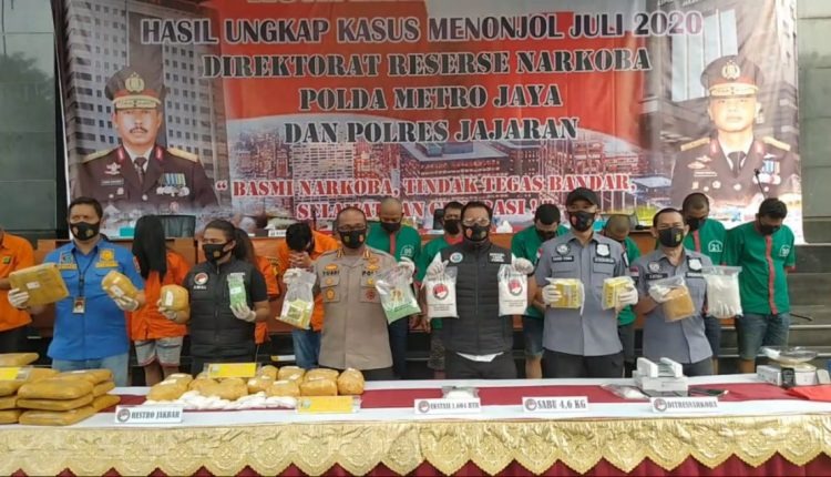 selama juli 2020 polda metro jaya ungkap 3 kasus narkoba 15657