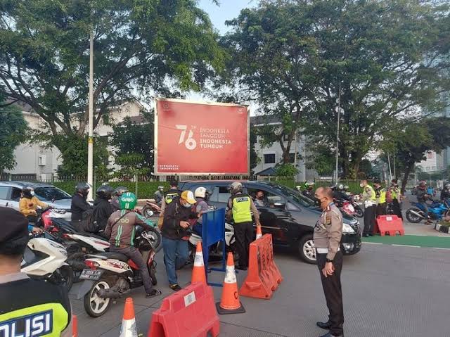 selama ppkm darurat polda metro jaya menyekat 77 titik ruas jalan 29307