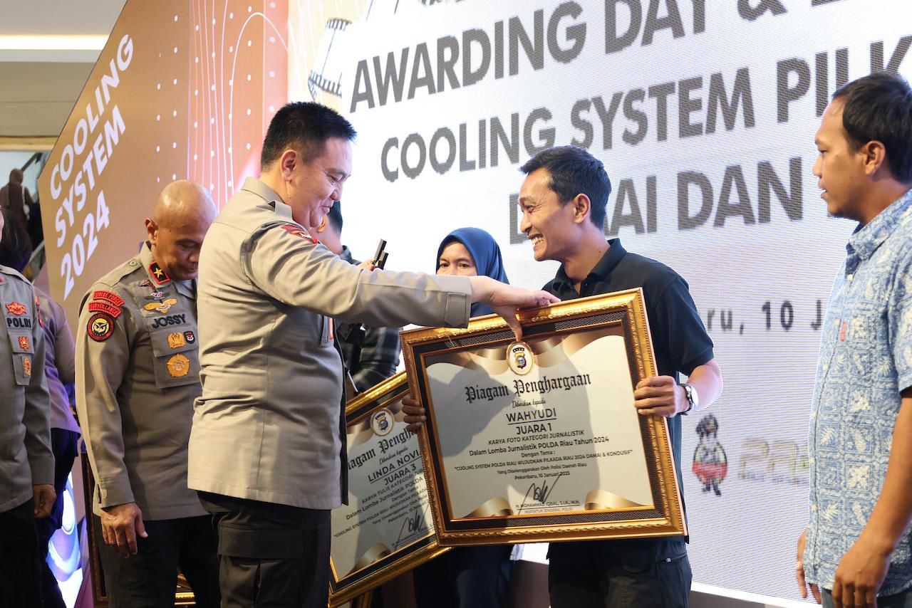 selesainya rangkaian cooling system pilkada damai 2024 polda riau umumkan pemenang lomba jurnalistik 82911