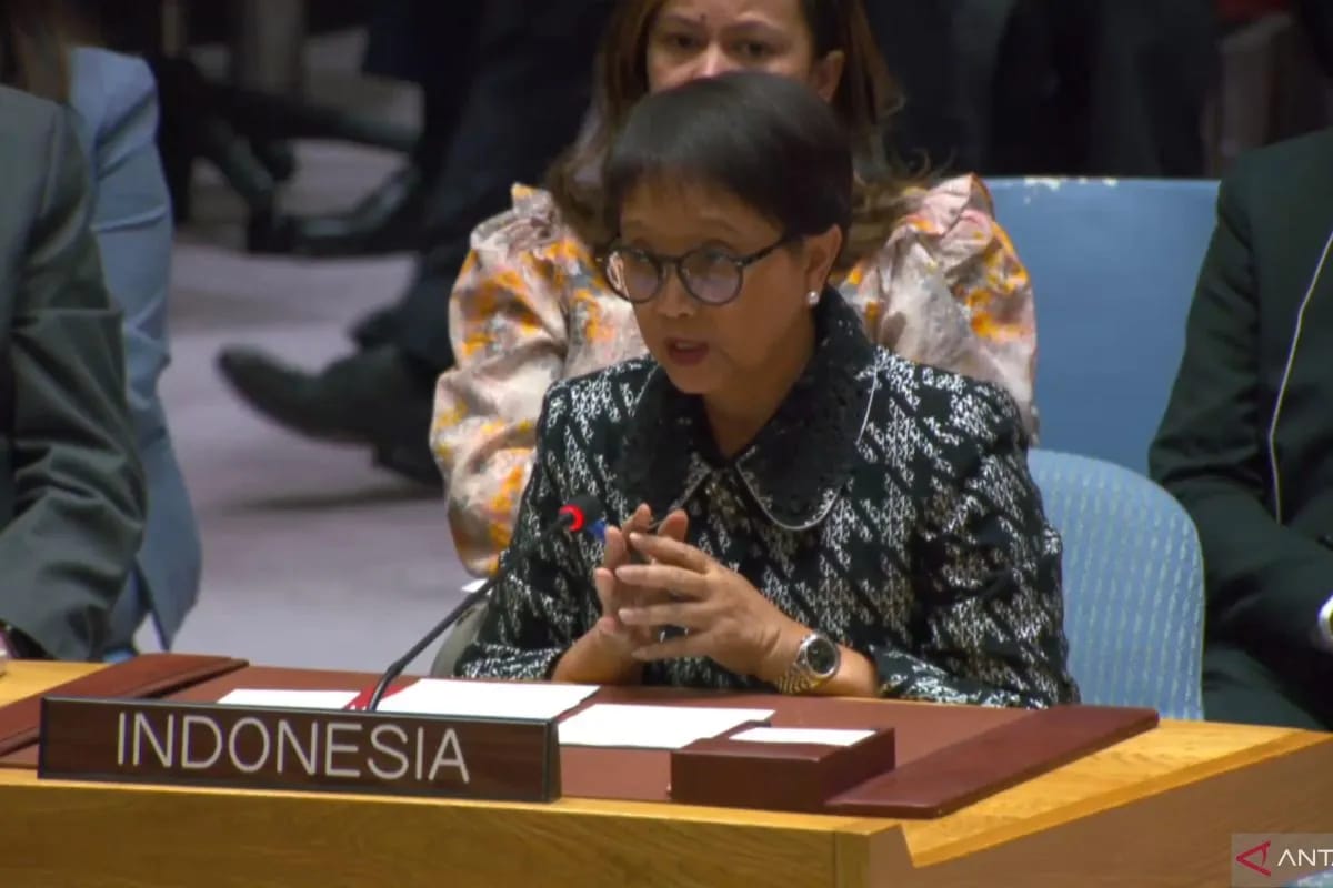 sentil perang israel palestina menlu retno pbb punya mandat memelihara perdamaian 69321
