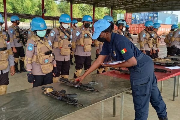 sharpening the shooting skills for 152 garuda polri personnel for un peacekeeping mission to anticipate terror in conflict region of central african republic 41438