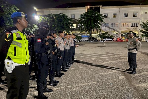 sinergitas tni polri gelar patroli pasca pemungutan suara pemilu 2024 di kota kupang 70215