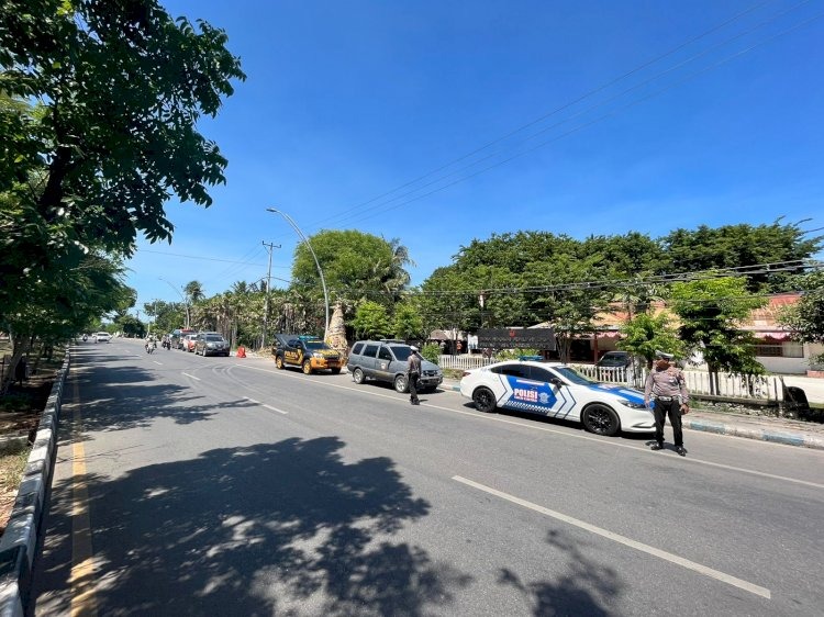 songsong pemilu 2024 gabungan satgas omb turangga polda ntt laksanakan patroli cipta kondisi 68473