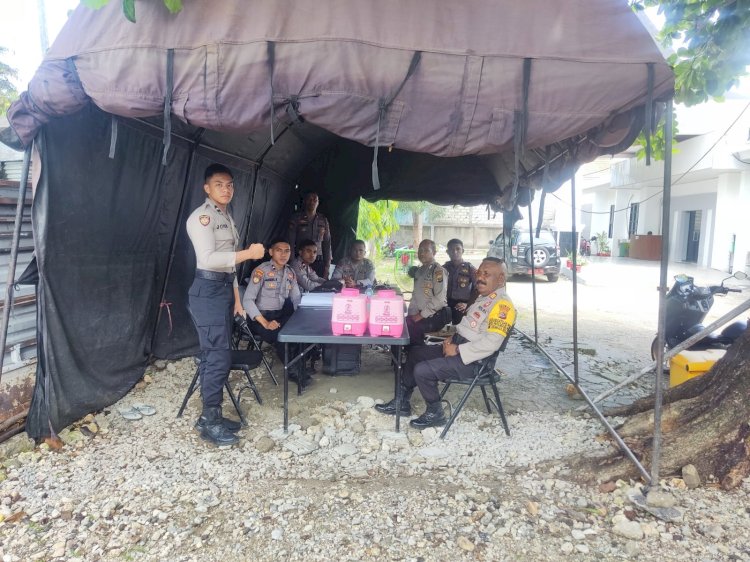 subsatgas pam kantor penyelenggara omb tingkatkan pengamanan di kantor kpu dan bawaslu 69463