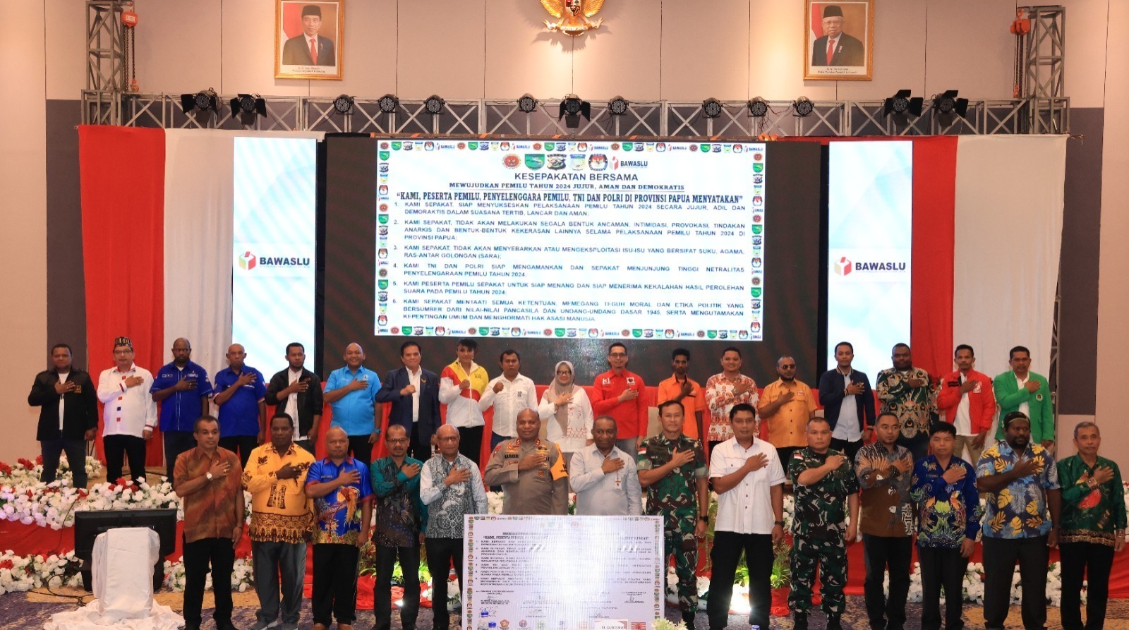 sukseskan pemilu 2024 yang kondusif di provinsi papua ini pesan kapolda papua 66103