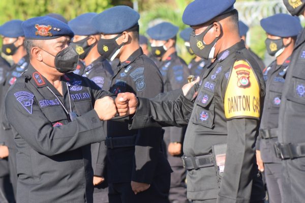 sukseskan pon 2021 sebanyak 100 personil brimob polda sulbar di kirim ke papua 18201