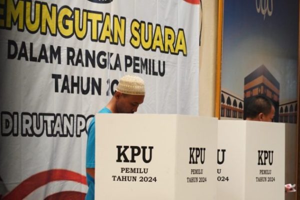 tahanan rutan polda jateng mengikuti jalannya pemilu 70196