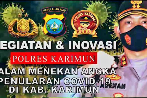 tekan penyebaran covid 19 polres karimun berhasil bentuk sembilan kampung tangguh di seluruh kecamatan 30598