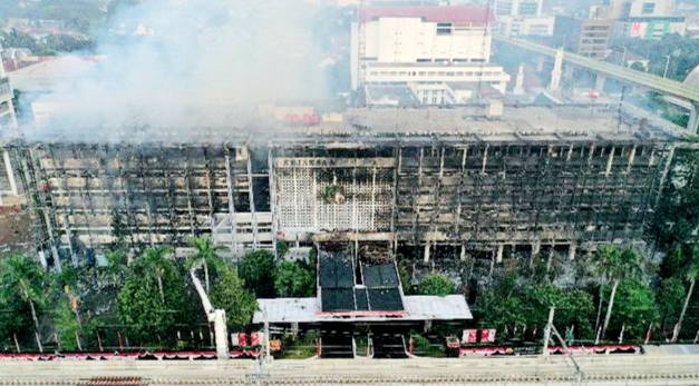 terkait kebakaran gedung kejagung 59 saksi diperiksa penyidik 35012