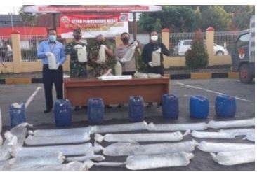 the east nusa tenggara regional police seized 6 7 tons of liquor in a month 38830