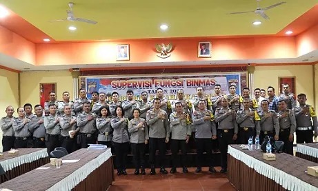 tim supervisi korbinmas baharkam polri gelar kunker ke polres siantar 67585