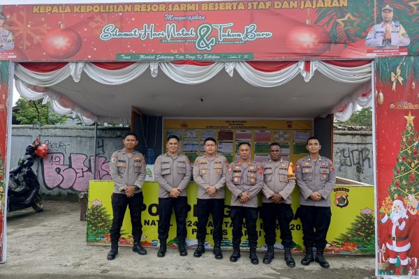 tim wasops itwasda polda papua lakukan pengecekan pos pengamanan ops lilin cartenz 2024 di polres sarmi 82503