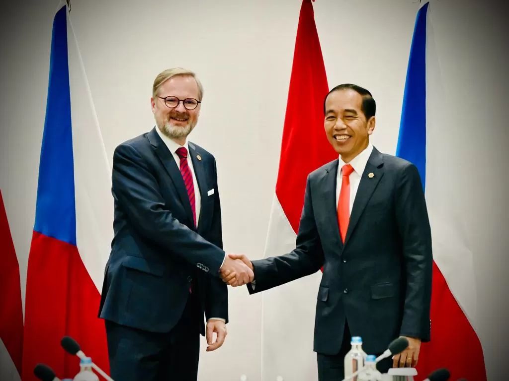 tingkatkan kemitraan presiden jokowi dan pm ceko gelar pertemuan bilateral 56974