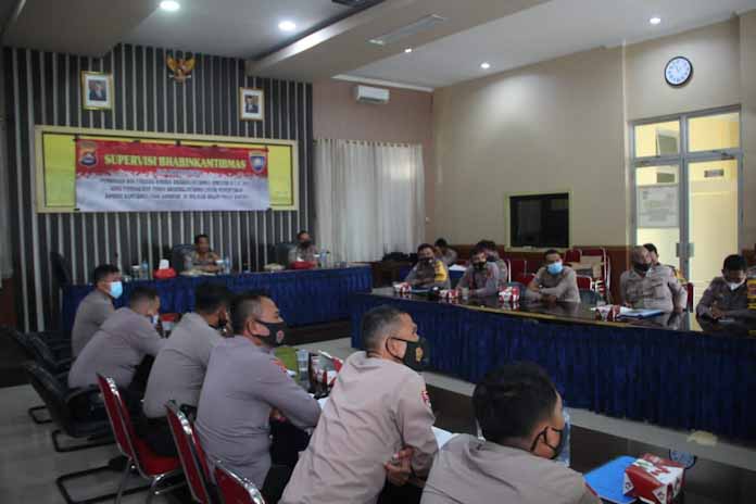 tingkatkan pelayanan prima dirbinmas polda banten lakukan pembinaan bhabinkamtibmas polsek jajaran polres lebak 13469