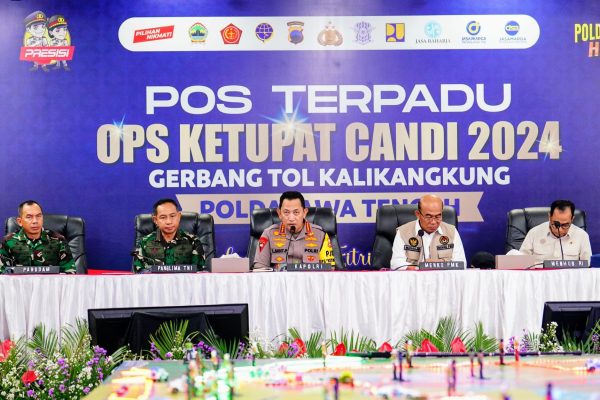 tinjau kalikangkung kapolri beberkan atensi pengamanan mudik 72176