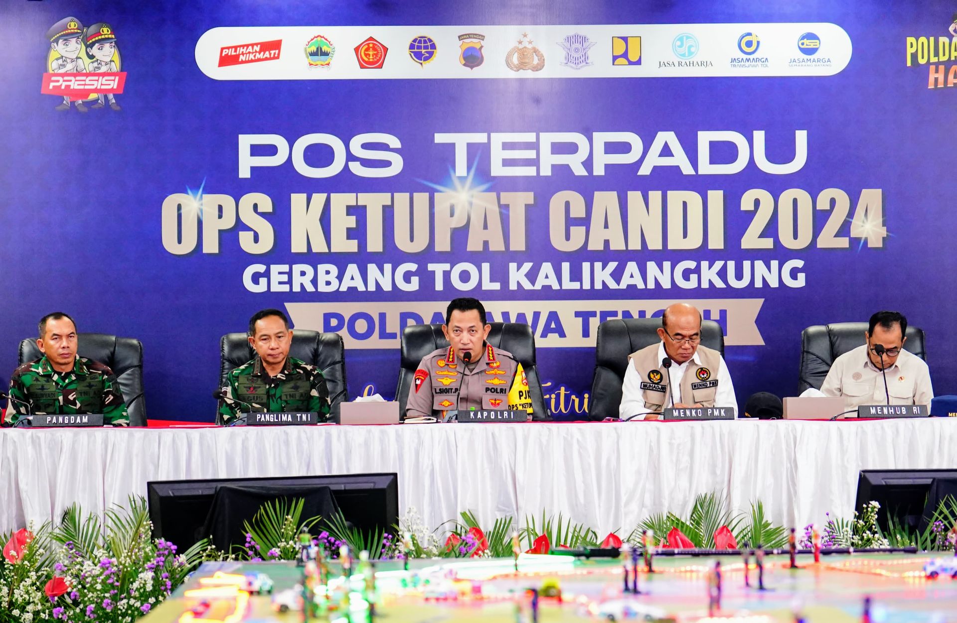 tinjau kalikangkung kapolri beberkan atensi pengamanan mudik 72176