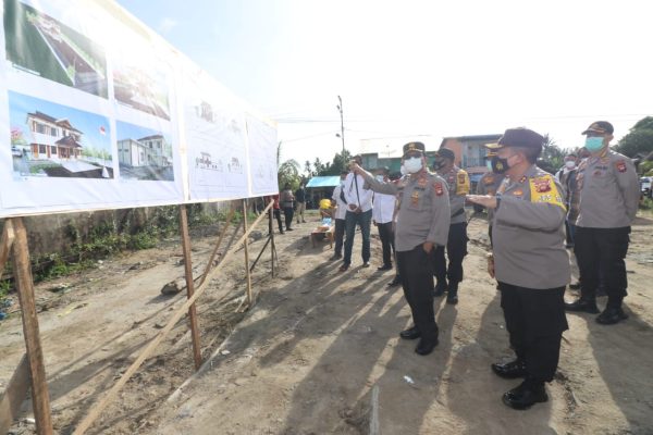 tinjau pembangunan polsek benua kayong ketapang kapolda kalbar tingkatkan pelayanan kepada masyarakat 36686