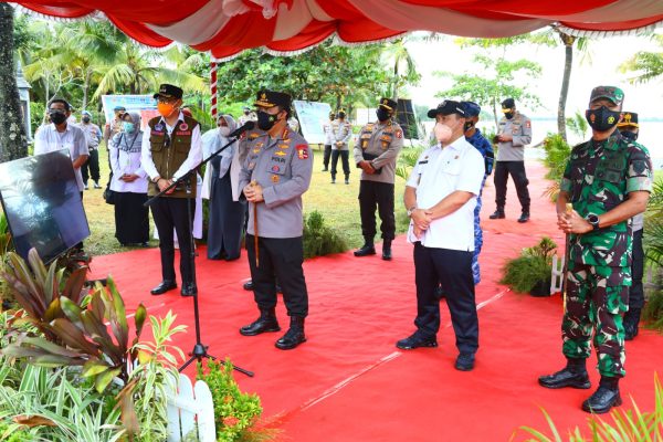 tinjau vaksinasi dan lokasi isoter kapolri minta forkopimda babel perkuat pencegahan lonjakan covid 19 23283