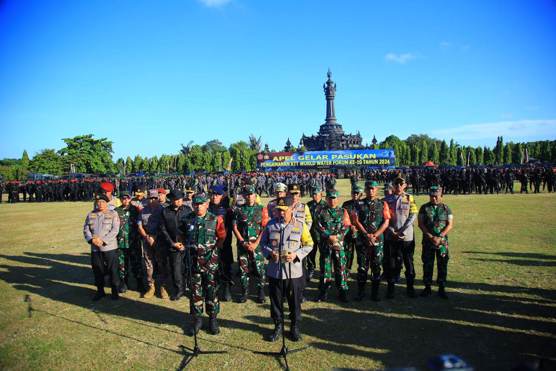 tni polri gelar apel pasukan pengamanan world water forum ke 10 di bali 73972