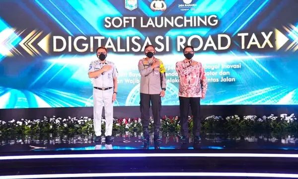 traffic corps minister of home affairs and jasa raharja launch road tax digitization 43254