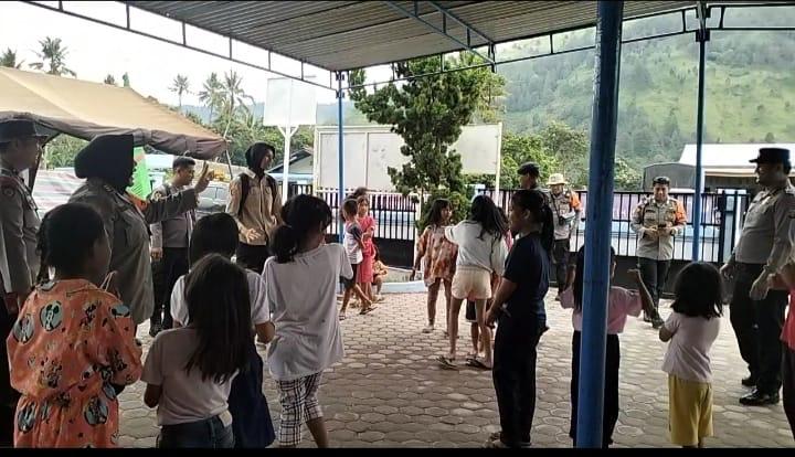 trauma healing bagi anak korban longsor di humbahas disambut antusias 67381