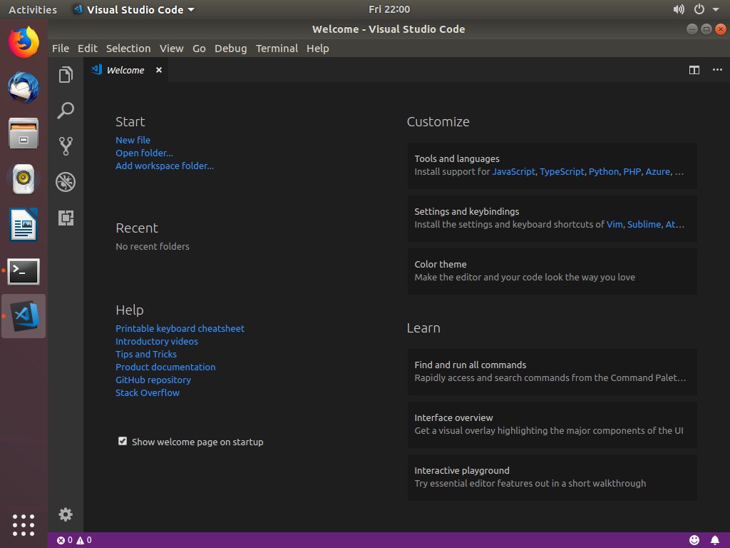 ubuntu visual studio code