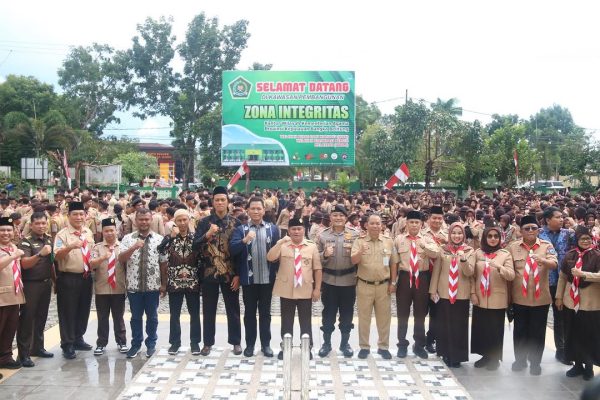 wakapolda babel hadiri launching pramuka madrasah di kantor wilayah kementerian agama provinsi kep babel 84640
