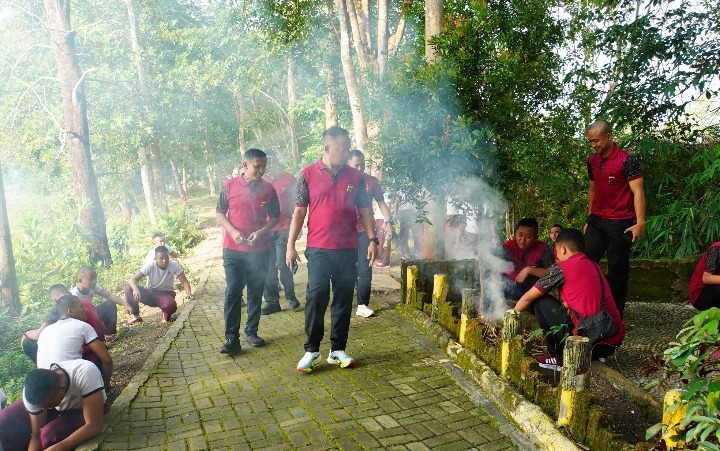 wakapolda babel pimpin pelaksanaan kurve di taman bhaypark polda babel 84515
