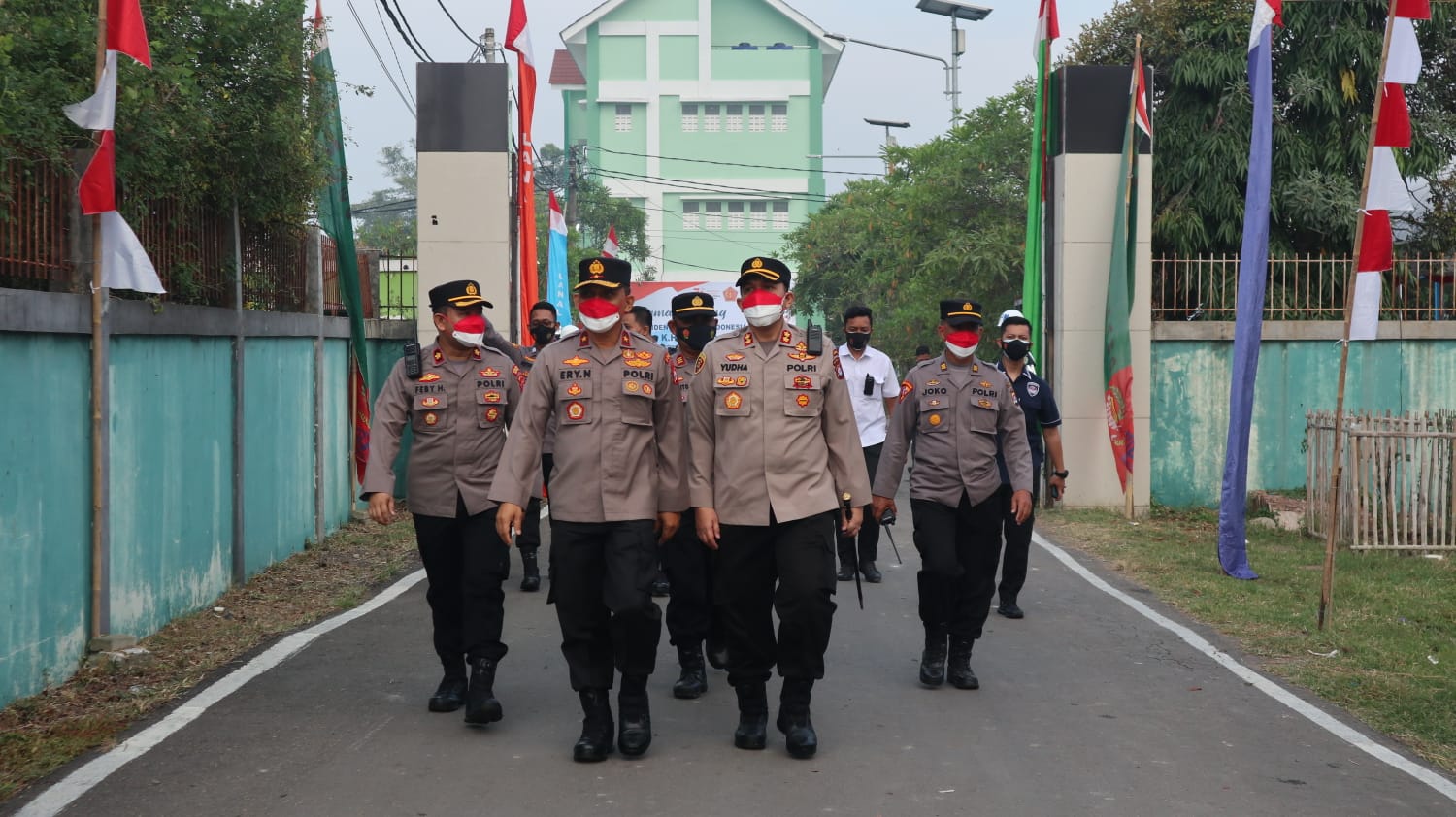wakapolda banten tinjau persiapan pengamanan jelang kedatangan wapres ri 26846