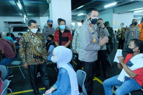 wakapolda jabar tinjau langsung percepatan vaksinasi di pt royal abadi sejahtera cimahi 21189
