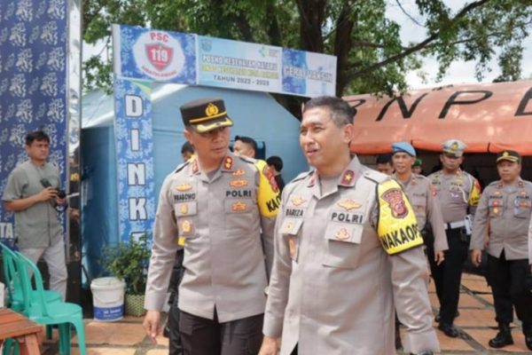 wakapolda jabar tinjau pos terpadu di alun alun kota banjar buktikan adanya live musik 52861