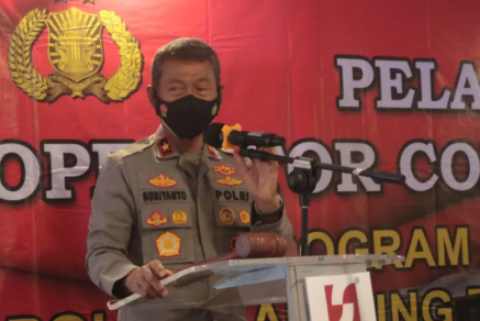 wakapolda lampung buka kegiatan pelatihan operator command center 18299