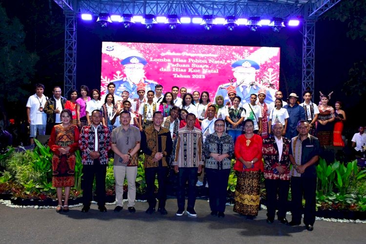wakapolda ntt hadiri puncak malam penganugerahan lomba hias pohon natal 68287