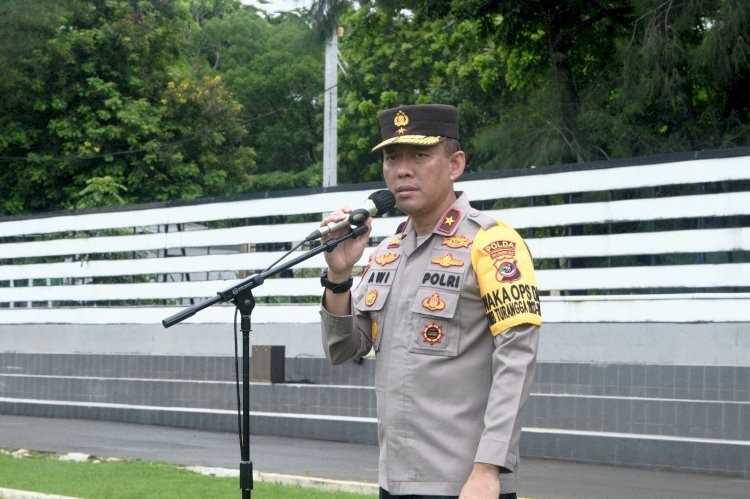 wakapolda ntt pimpin apel kesiapsiagaan personel jelang pencoblosan pemilu 2024 70061