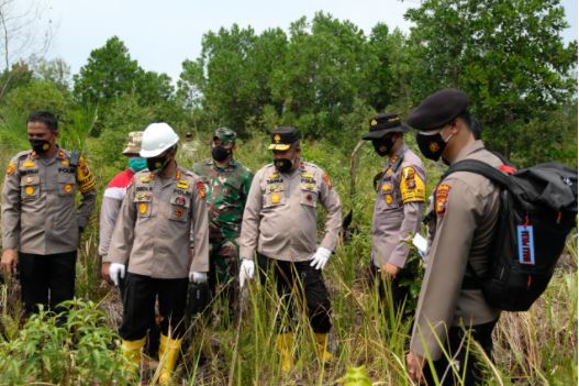 wakapolda riau tinaju lokasi karhutla di kota dumai 17971