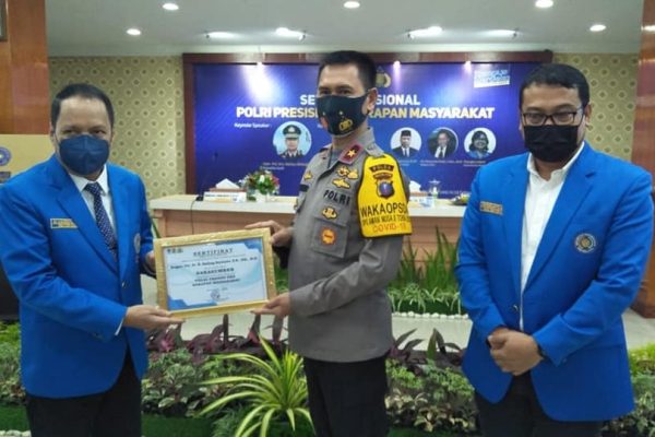 wakapolda sumut jadi narasumber seminar nasional polri presisi dan harapan masyarakat 30596