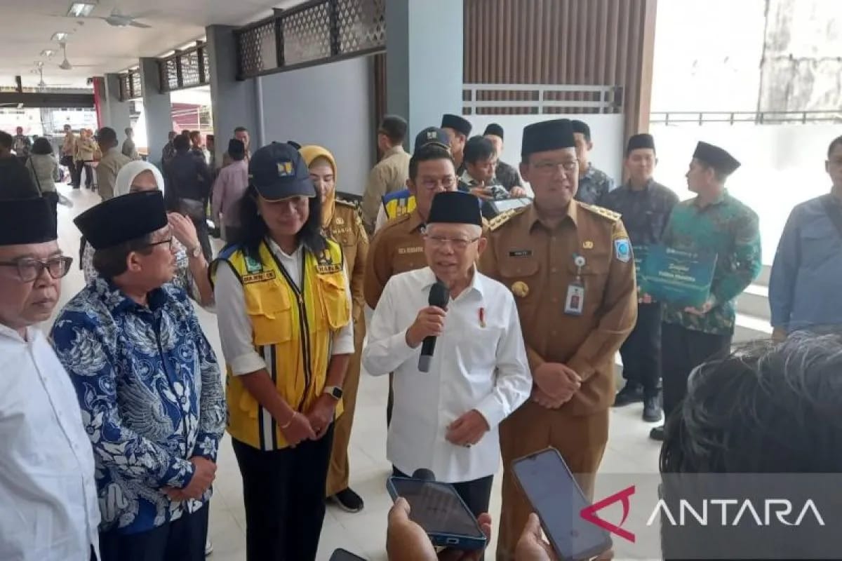 wapres resmikan inpres jalan daerah di bangka selatan 78666