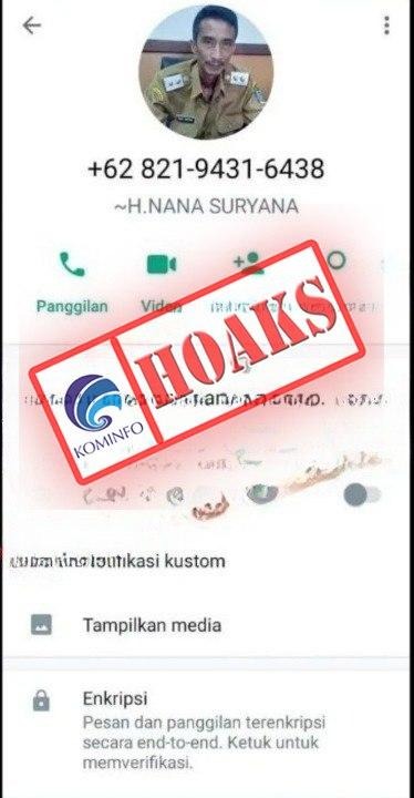 waspada beredar akun whatsapp palsu wali kota banjar 52441