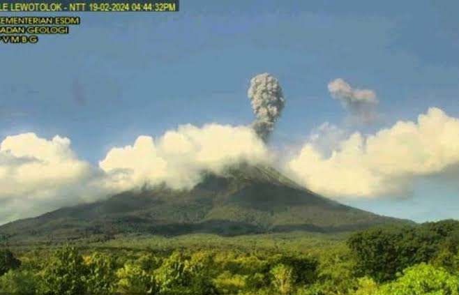 waspada status gunung ile lewotolok masih level 2 70659