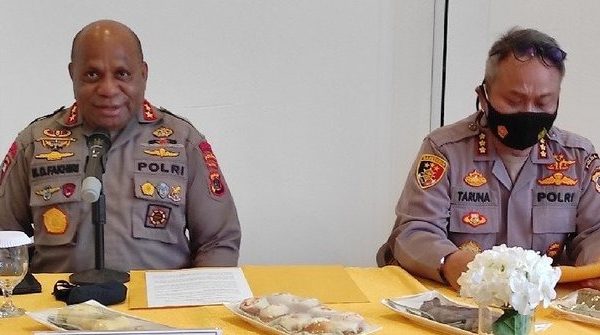 welcoming pon xx 2021 national sports week papua regional police holds security simulation 28706