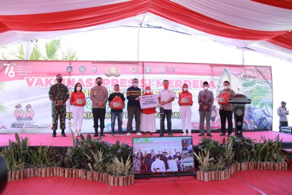 west nusa tenggara s national armed forces and national police holds precision vaccinations merdeka mandalika goes to green zone 41458