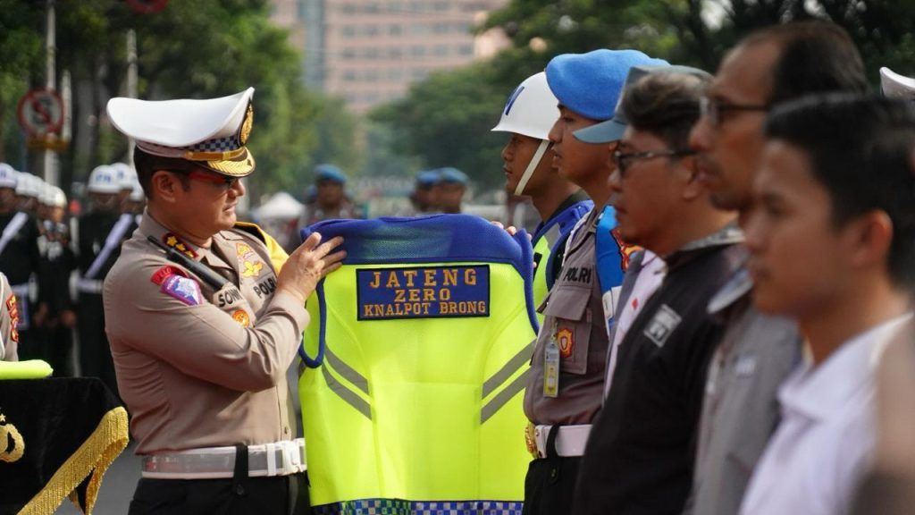 wujudkan pemilu damai polda jateng deklarasi zero knalpot brong 68919
